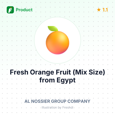 Fresh Orange Fruit (Mix Size) – summary card, no photo uploaded yet