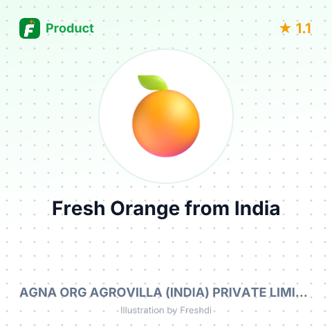 Fresh Orange – summary card, no photo uploaded yet