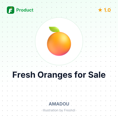 Fresh Oranges – summary card, no photo uploaded yet