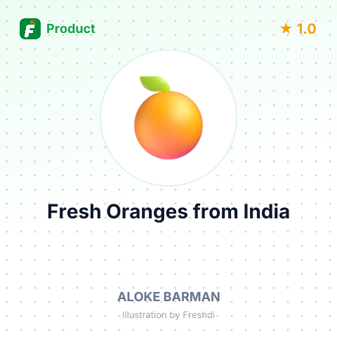 Fresh Oranges – summary card, no photo uploaded yet