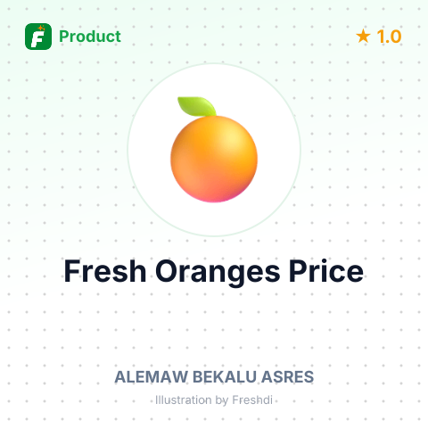 Fresh Oranges – summary card, no photo uploaded yet