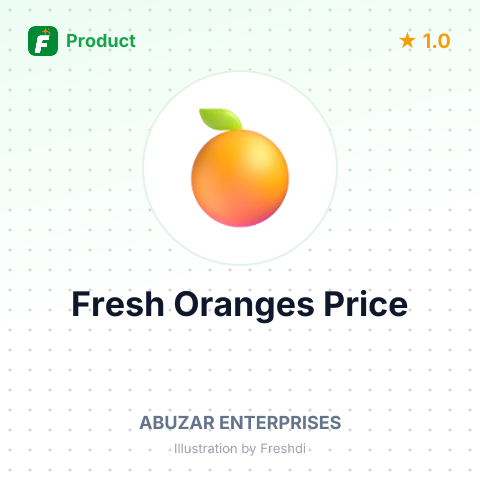Fresh Oranges – summary card, no photo uploaded yet