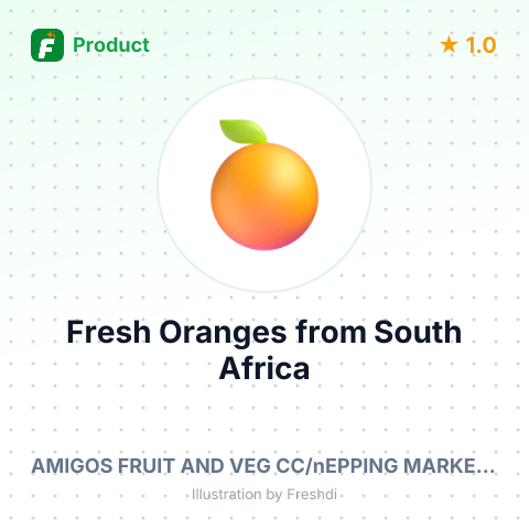 Fresh Oranges – summary card, no photo uploaded yet