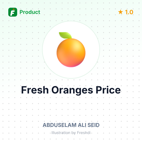 Fresh Oranges – summary card, no photo uploaded yet
