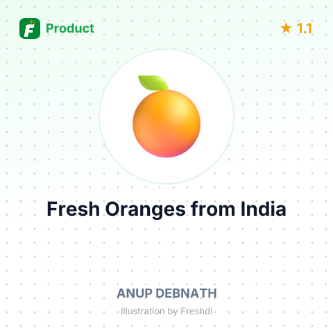 Fresh Oranges – summary card, no photo uploaded yet