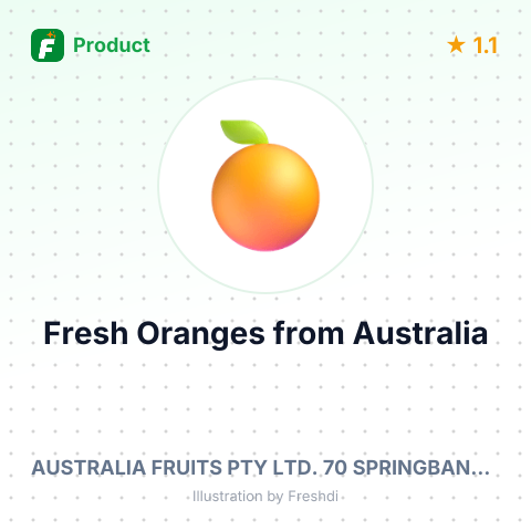 Fresh Oranges – summary card, no photo uploaded yet