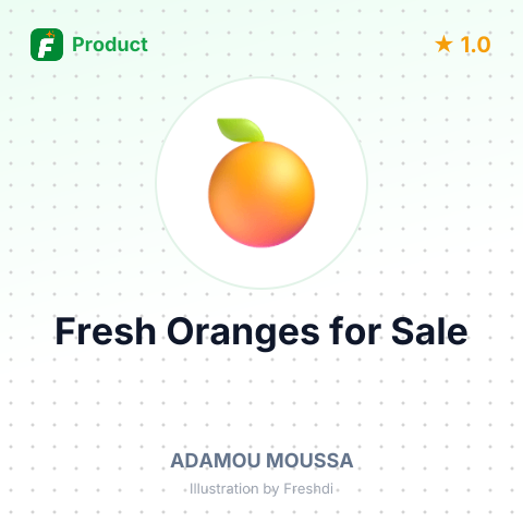 Fresh Oranges – summary card, no photo uploaded yet