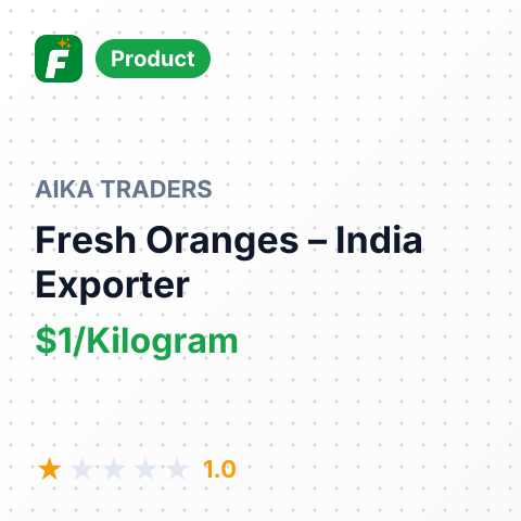 Fresh Oranges – summary card, no photo uploaded yet