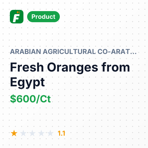Fresh Oranges – summary card, no photo uploaded yet