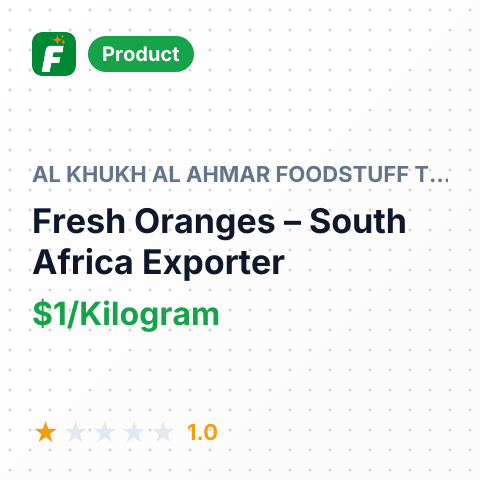 Fresh Oranges – summary card, no photo uploaded yet