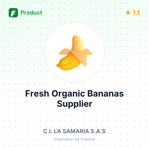 Fresh Organic Bananas – summary card, no photo uploaded yet