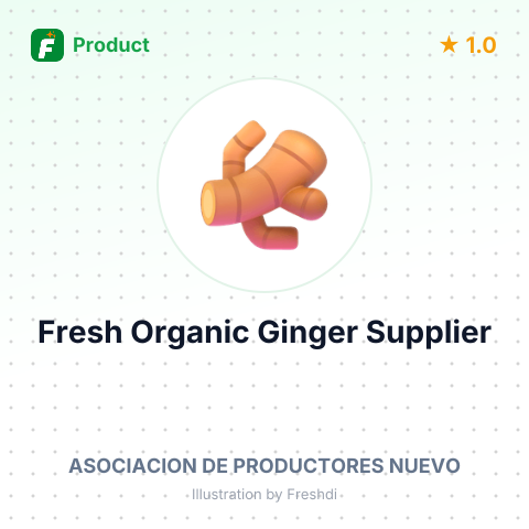 Fresh Organic Ginger – summary card, no photo uploaded yet