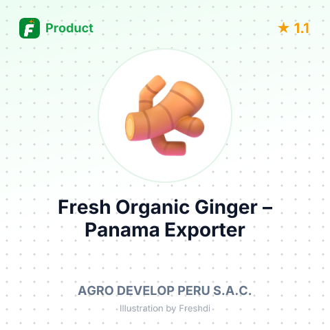 Fresh Organic Ginger – summary card, no photo uploaded yet
