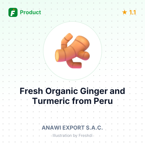 Fresh Organic Ginger and Turmeric – summary card, no photo uploaded yet