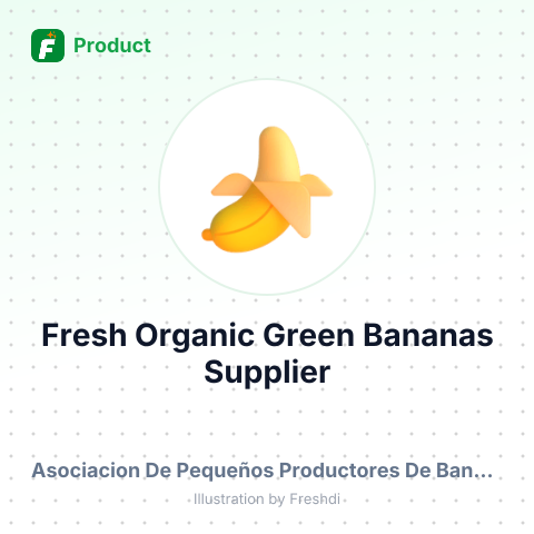 Fresh Organic Green Bananas (Cavendish Variety) – summary card, no photo uploaded yet