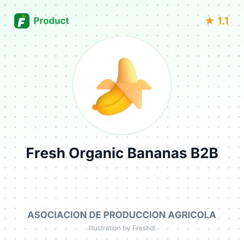 Fresh Organic Green Bananas – summary card, no photo uploaded yet