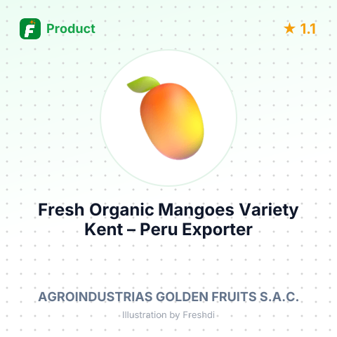 Fresh Organic Mangoes Variety Kent – summary card, no photo uploaded yet