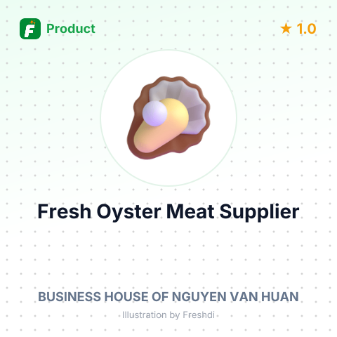 Fresh Oyster Meat – summary card, no photo uploaded yet