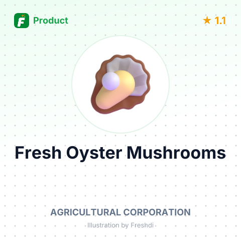Fresh Oyster Mushrooms – summary card, no photo uploaded yet