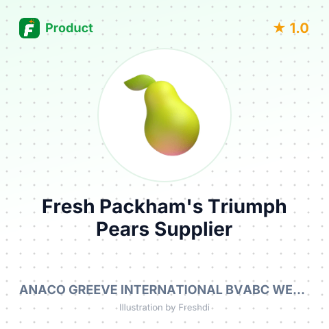 Fresh Packham's Triumph Pears – summary card, no photo uploaded yet