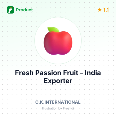 Fresh Passion Fruit – summary card, no photo uploaded yet