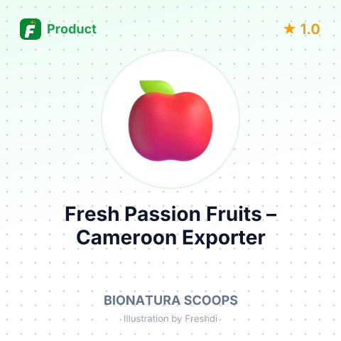 Fresh Passion Fruits – summary card, no photo uploaded yet