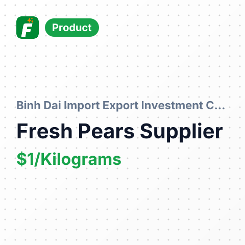 Fresh Pears – summary card, no photo uploaded yet