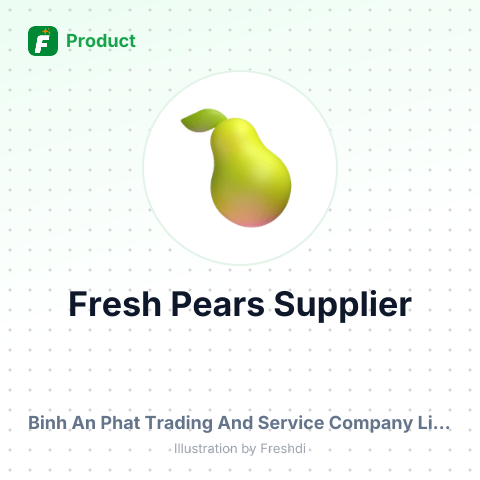 Fresh Pears – summary card, no photo uploaded yet