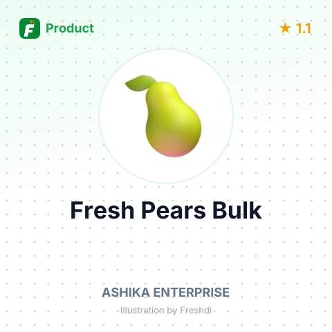 Fresh Pears – summary card, no photo uploaded yet