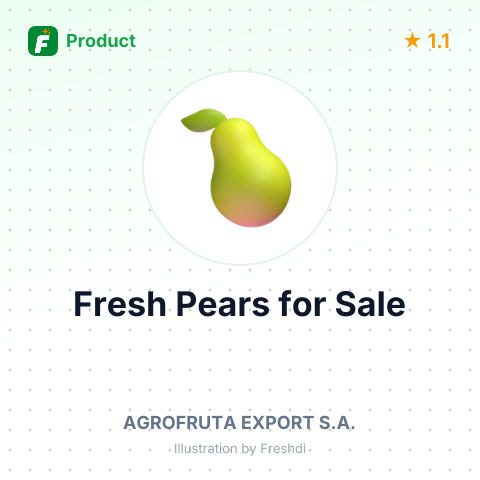 Fresh Pears – summary card, no photo uploaded yet