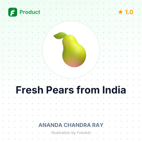 Fresh Pears – summary card, no photo uploaded yet