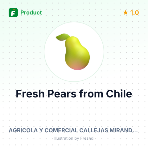 Fresh Pears – summary card, no photo uploaded yet