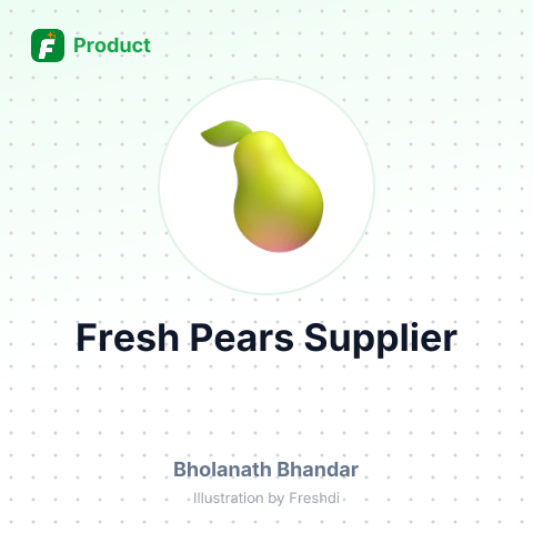 Fresh Pears – summary card, no photo uploaded yet