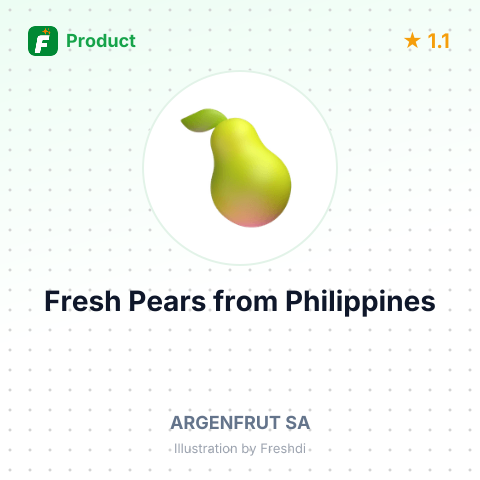Fresh Pears – summary card, no photo uploaded yet