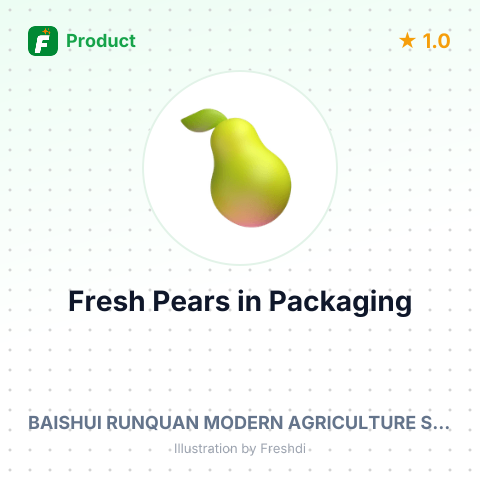 Fresh Pears in Packaging – summary card, no photo uploaded yet