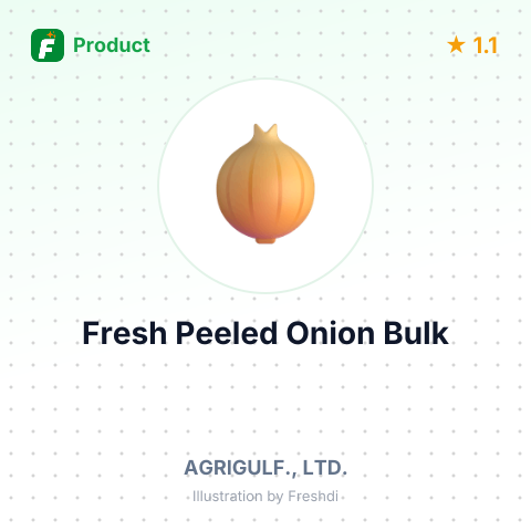 Fresh Peeled Onion – summary card, no photo uploaded yet