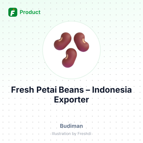 Fresh Petai Beans – summary card, no photo uploaded yet