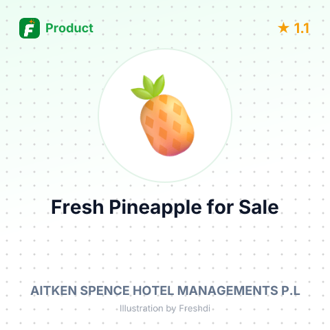 Fresh Pineapple – summary card, no photo uploaded yet