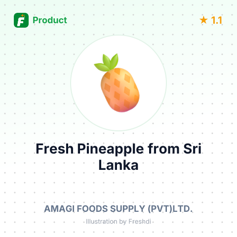 Fresh Pineapple – summary card, no photo uploaded yet