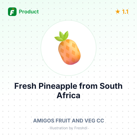 Fresh Pineapple – summary card, no photo uploaded yet