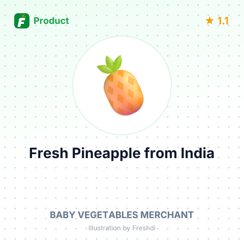 Fresh Pineapple – summary card, no photo uploaded yet