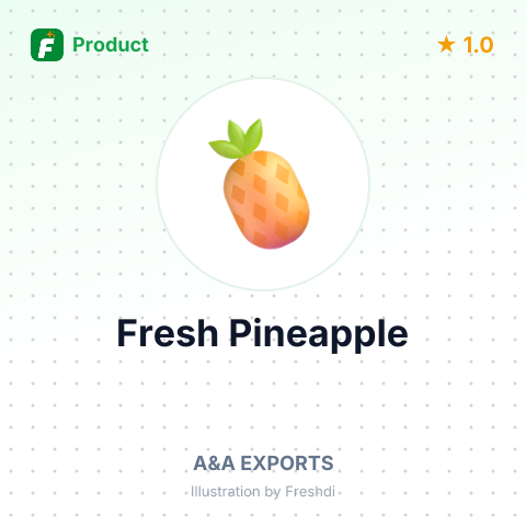 Fresh Pineapple – summary card, no photo uploaded yet