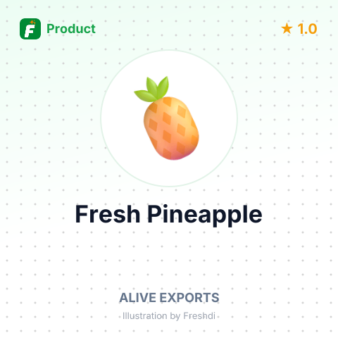 Fresh Pineapple – summary card, no photo uploaded yet