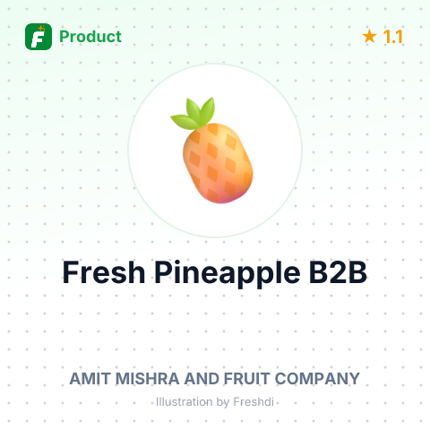 Fresh Pineapple – summary card, no photo uploaded yet