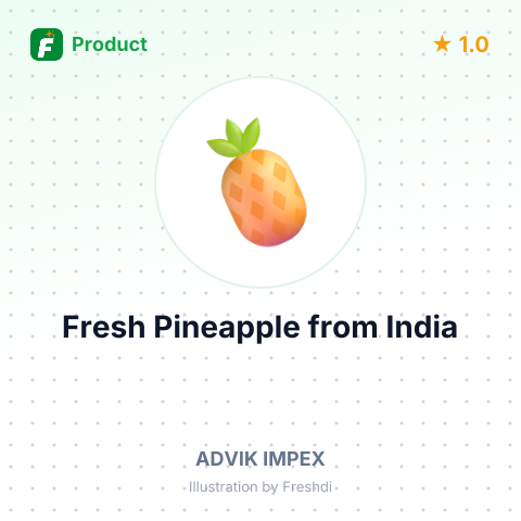 Fresh Pineapple – summary card, no photo uploaded yet