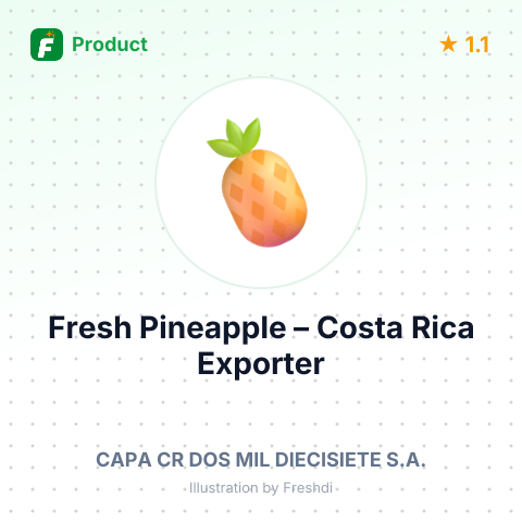 Fresh Pineapple – summary card, no photo uploaded yet