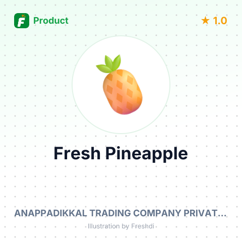Fresh Pineapple – summary card, no photo uploaded yet