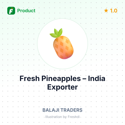 Fresh Pineapples – summary card, no photo uploaded yet