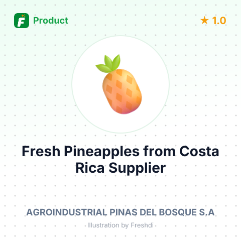Fresh Pineapples from Costa Rica – summary card, no photo uploaded yet