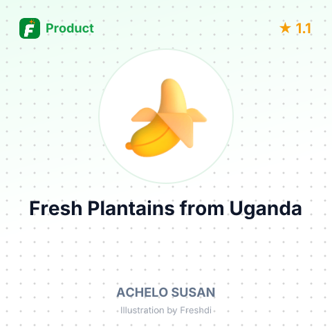 Fresh Plantains – summary card, no photo uploaded yet
